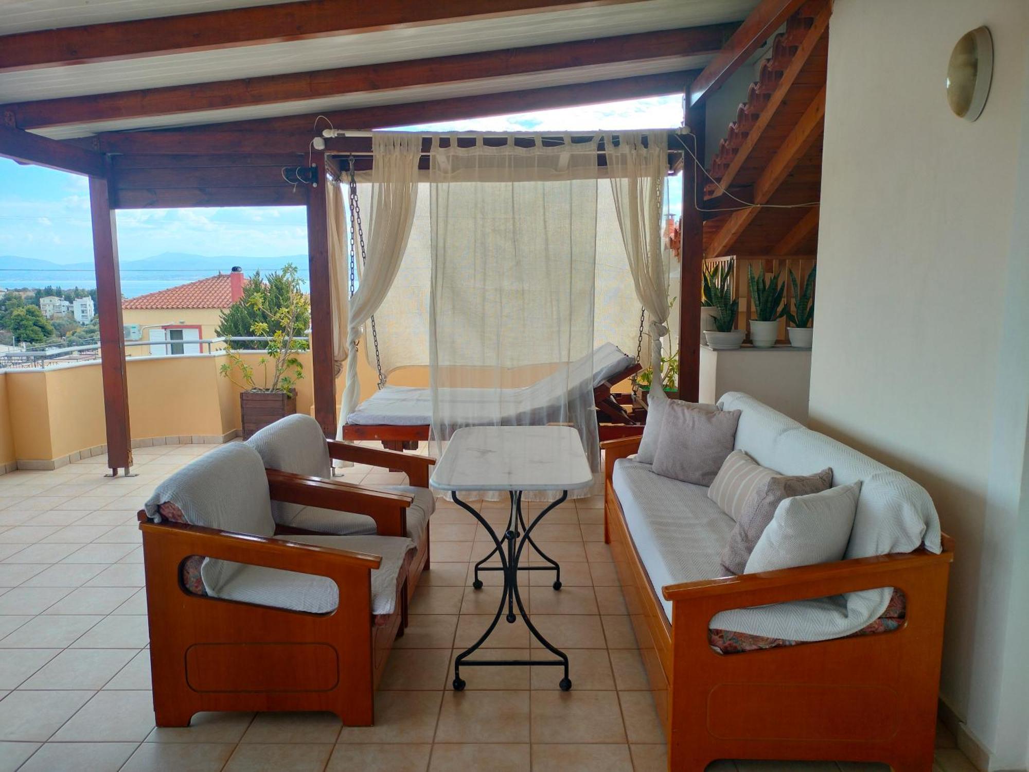 House With Wonderful View Apartment Лефканди Халкидас Екстериор снимка